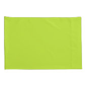 ライムグリーン標準サイズ枕ケース対 枕カバー (裏面-右)