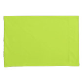 ライムグリーン標準サイズ枕ケース対 枕カバー (正面右)