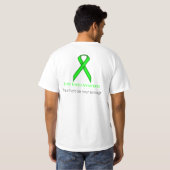 ライムグリーン標準リボン Tシャツ (裏面フル)