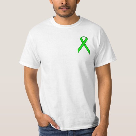 ライムグリーン標準リボン Tシャツ (正面)
