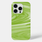 ライムグリーン水カラー大理石旋回パターン Case-Mate iPhoneケース (裏面)