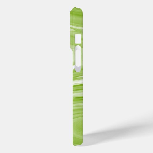 ライムグリーン水カラー大理石旋回パターン Case-Mate iPhoneケース (裏面 / 左)