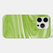 ライムグリーン水カラー大理石旋回パターン Case-Mate iPhoneケース (裏面 (横))
