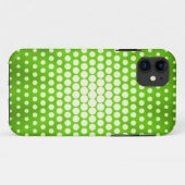 ライムグリーン水玉模様 Case-Mate iPhoneケース (裏面(横))