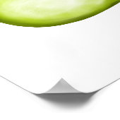 ライムグリーン漫画ワードバブル ポスター (角)