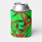 ライムグリーン澄んと赤いカールと影で？ 缶クーラー (缶裏面)