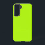 ライムグリーン無地のカラー SAMSUNG GALAXY S21ケース<br><div class="desc">ライムグリーン無地のカラーサムスンギャラクシーS21ケース</div>