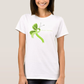 ライムグリーン認識度リボンバタフライTシャツ Tシャツ