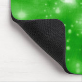 ライムグリーン銀河系バースト マウスパッド (コーナー)