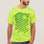 ライムグリーン陶器 Tシャツ (正面)