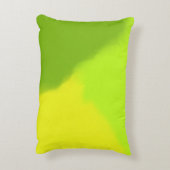 ライムグリーン&イエロー アクセントクッション (裏面(縦))