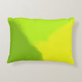 ライムグリーン&イエロー アクセントクッション (裏面)