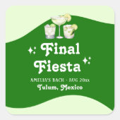 ライムグリーン シトラス ファイナル フィエスタ ブライズメイド スクエアシール (正面)