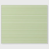 ライムグリーン|ホワイトストライプの折り返し紙 ラッピングペーパー (フラット)