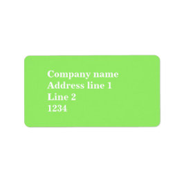 ライムグリーン ラベル