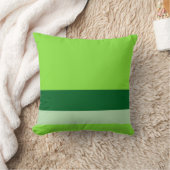 ライムグリーン（仕切り線+任意2色） クッション (ブランケット)