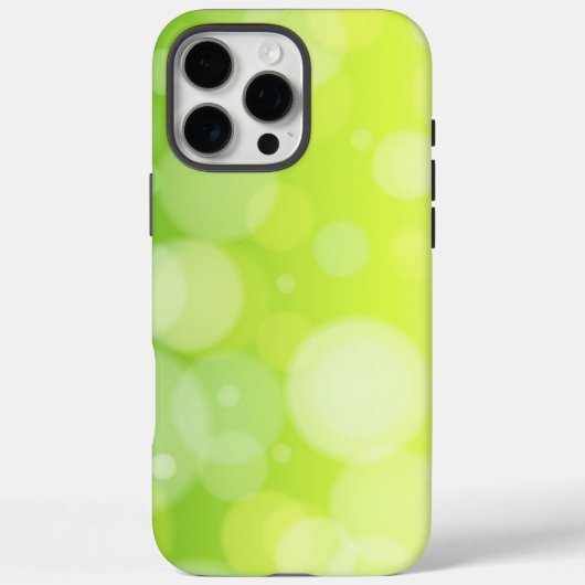 ライムグリーン《写真》ぼけ味(すべての電話) Case-Mate iPhoneケース (裏面)
