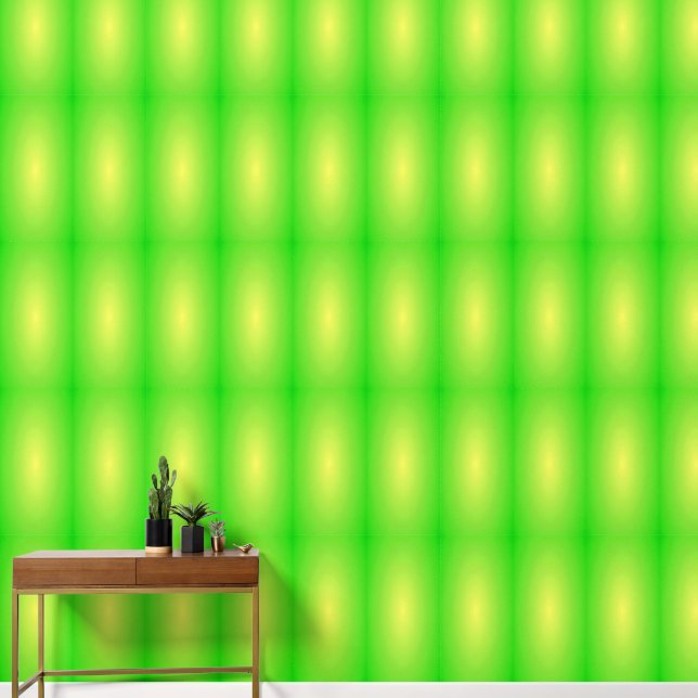 ライムグリーン 壁紙 (廊下)