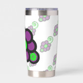 ライムグレープブランドマーチ | 保温保冷タンブラー (背面)