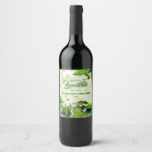 ライムシトラスフルーツレモンチェロ ワインラベル (正面)