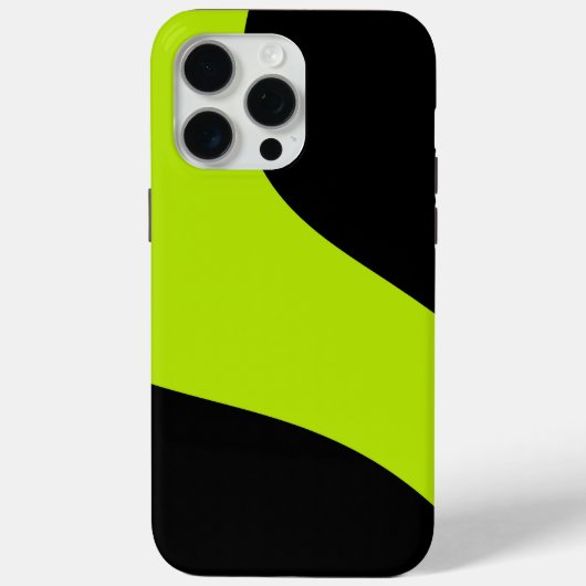 ライムシンプルグリーンの波 Case-Mate iPhoneケース (裏面)