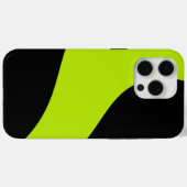 ライムシンプルグリーンの波 Case-Mate iPhoneケース (裏面 (横))