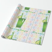 ライムジュース包装紙 ラッピングペーパー (アンロールド)