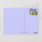 ライムスおもしろいチンチラララブポストカード ポストカード (裏面)