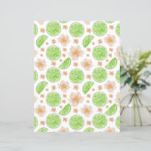 ライムスクラップブック紙 (スタンド正面)