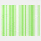 ライムストライプ フリースブランケット (正面(横))