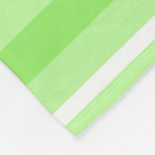 ライムストライプ フリースブランケット (角)