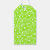 ライムスライスのパターン ギフトタグ (裏面)