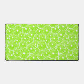 ライムスライスのパターン デスクマット (正面)