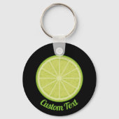 ライムスライスキーチェーン キーホルダー (正面)