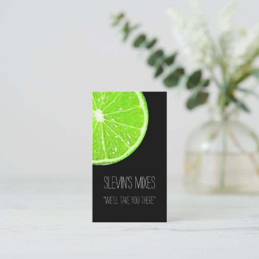 ライムスライス名刺 名刺 (スタンド正面)