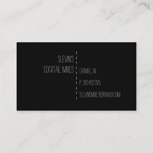 ライムスライス名刺 名刺 (裏面)