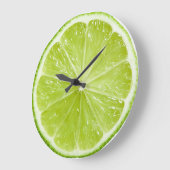ライムスライス壁時計 ラージ壁時計 (傾斜)