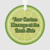 ライムスライス オーナメント (裏面)