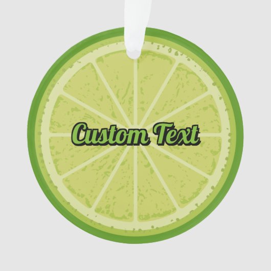 ライムスライス オーナメント (正面)