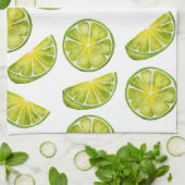 ライムスライス キッチンタオル (折り畳み)