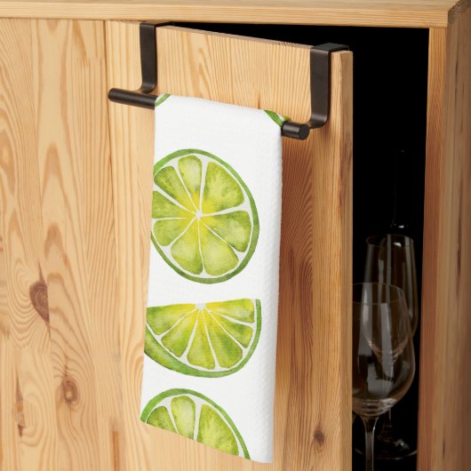 ライムスライス キッチンタオル (三つ折り)