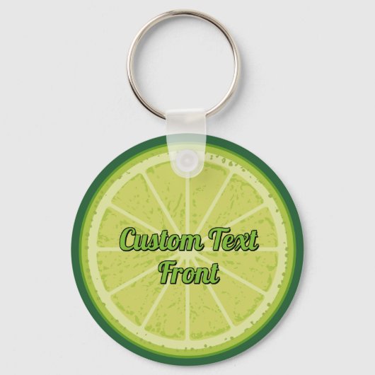 ライムスライス キーホルダー (正面)