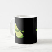 ライムスライス コーヒーマグカップ (正面左)