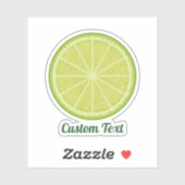 ライムスライス シール (シート)