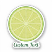ライムスライス シール (正面)