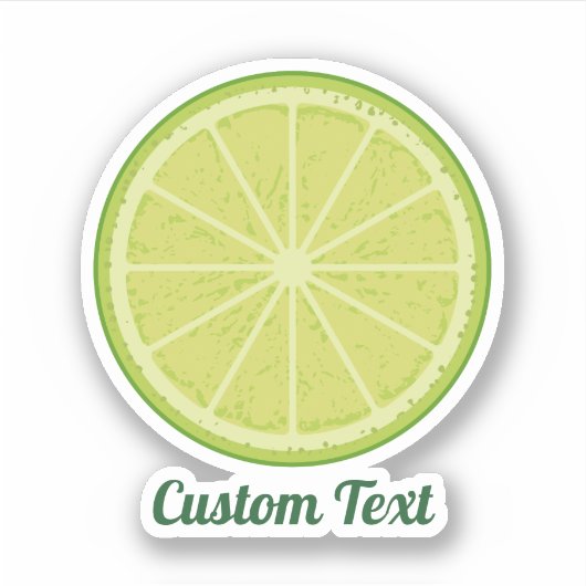 ライムスライス シール (正面)