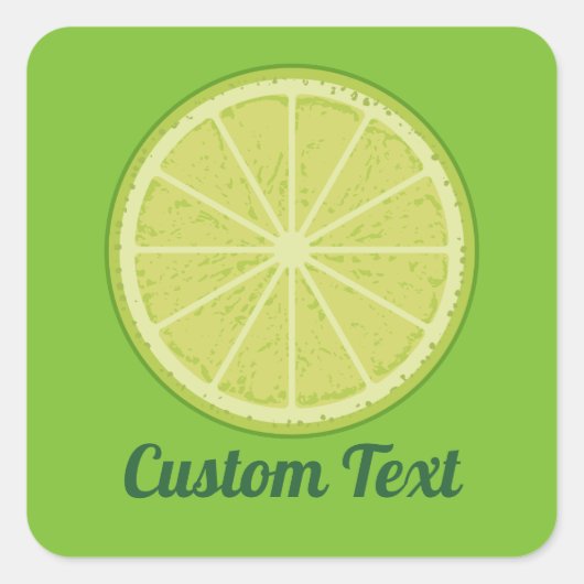 ライムスライス スクエアシール (正面)