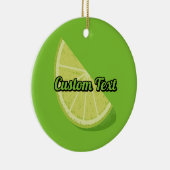 ライムスライス セラミックオーナメント (右)