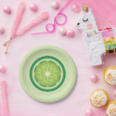 ライムスライス ペーパープレート (パーティー)