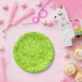 ライムスライス ペーパープレート (パーティー)